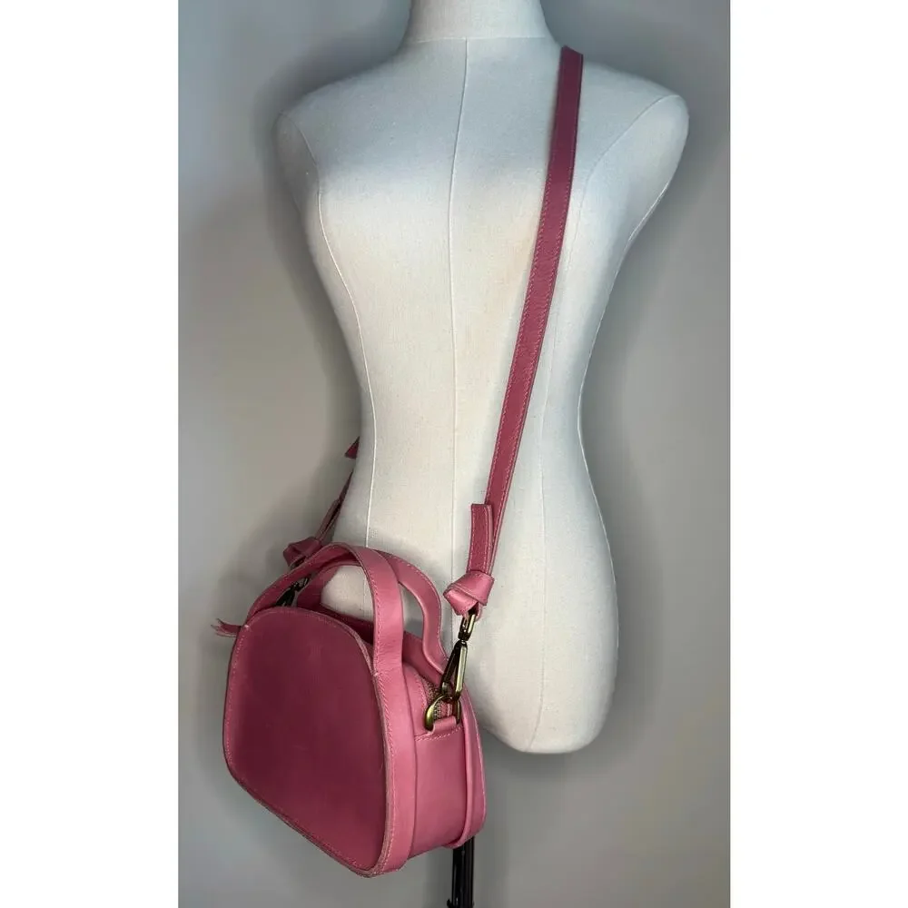 Madewell Sydney Zip Top Pink Crossbody Bag